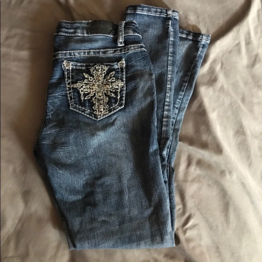 Girls size 14 skinny jeans